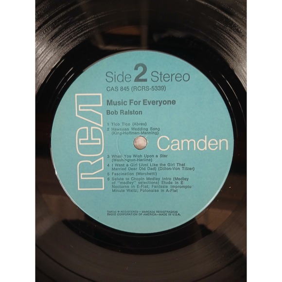 BOB RALSTON The Lawrence Welk Show All Time Organ Favorites 5 LP Vinyl 1970's - Picture 7 of 10